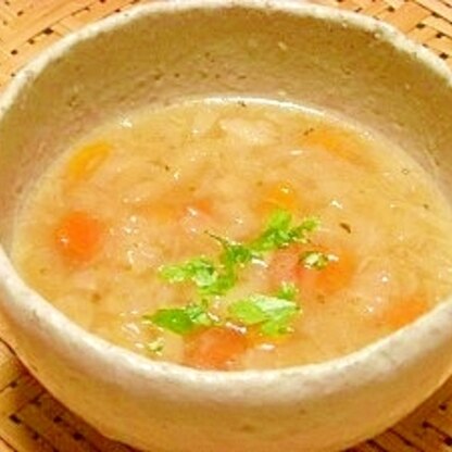 圧力鍋で☆オレガノ入り野菜スープ